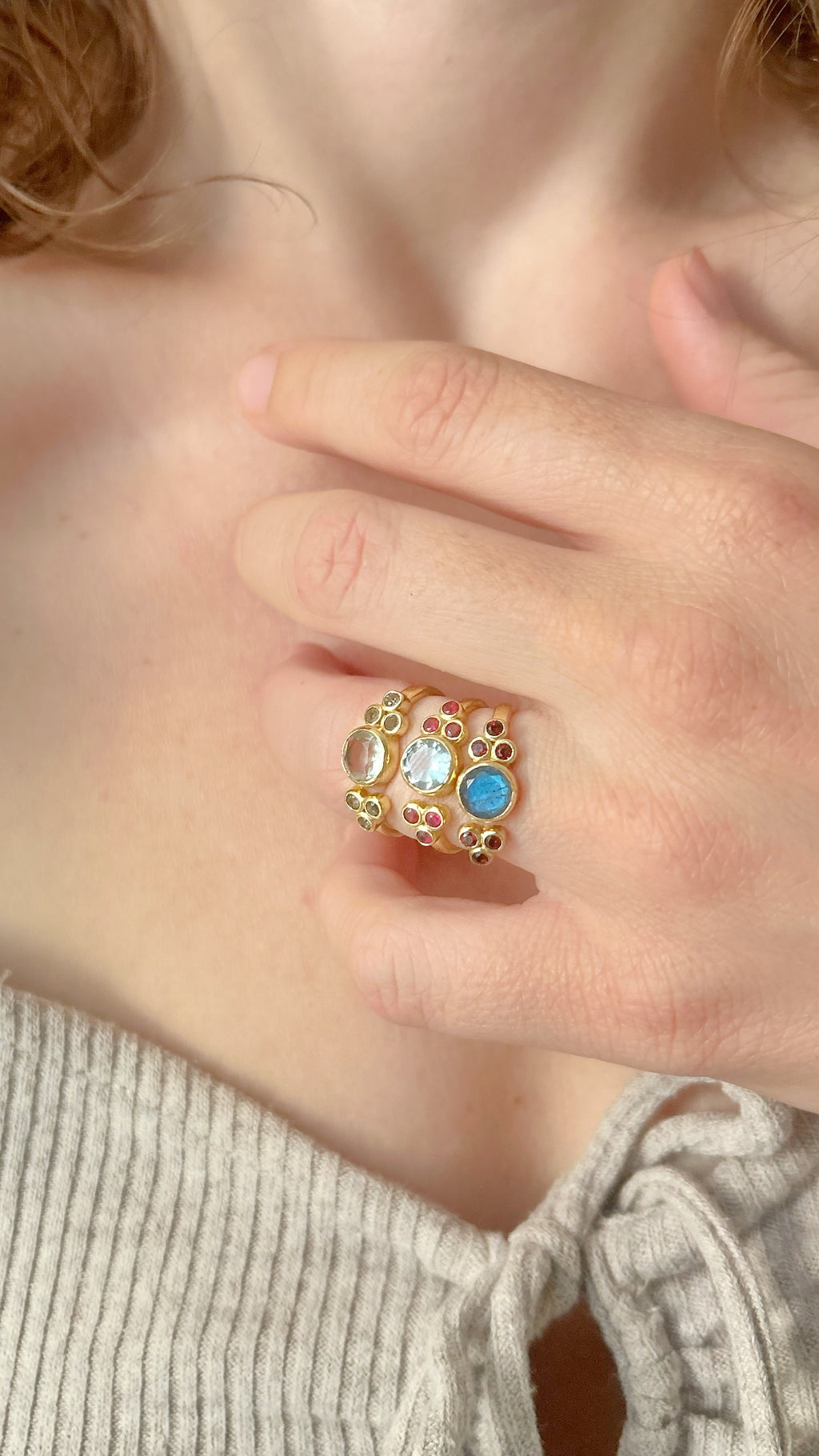 Bague Tiwa - Topaze