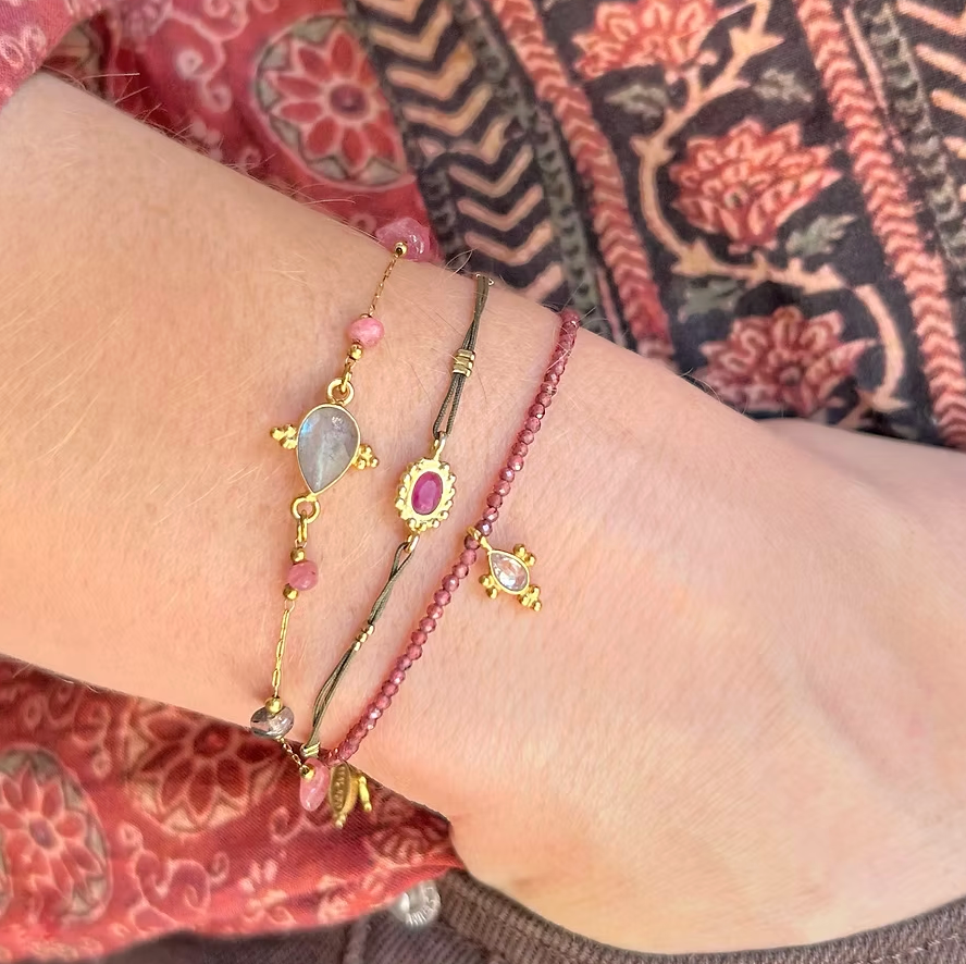 Bracelet Poppy - Rubis