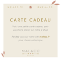 Carte-cadeau Malaco