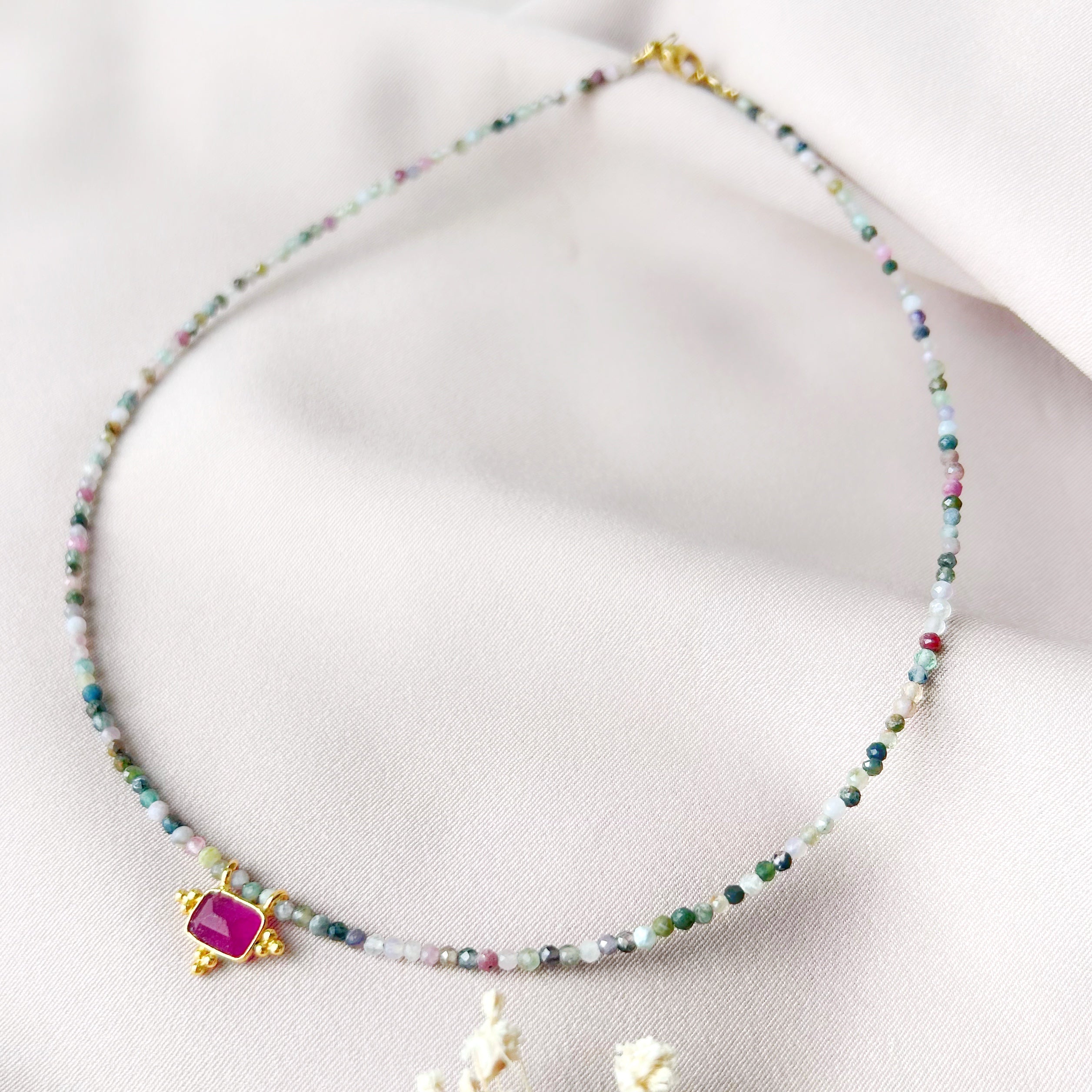 Collier Boho - Tourmaline