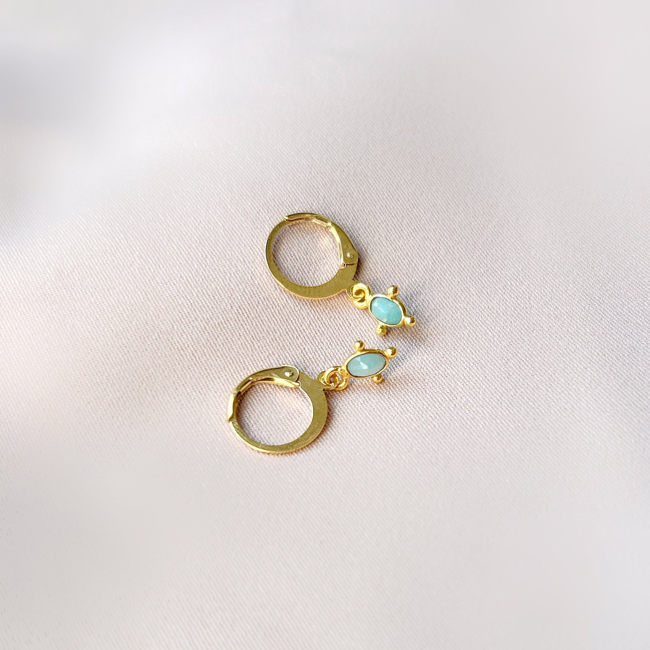 Boucles Zuni - Amazonite