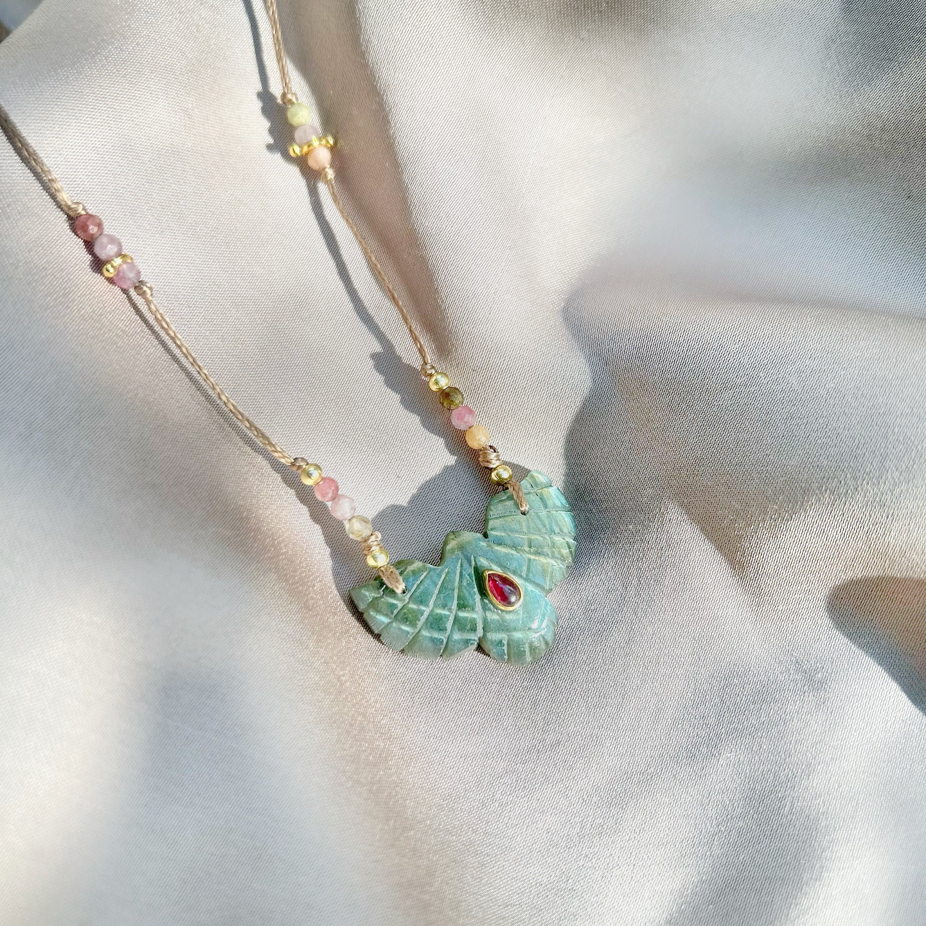 Sautoir Aigle - Labradorite