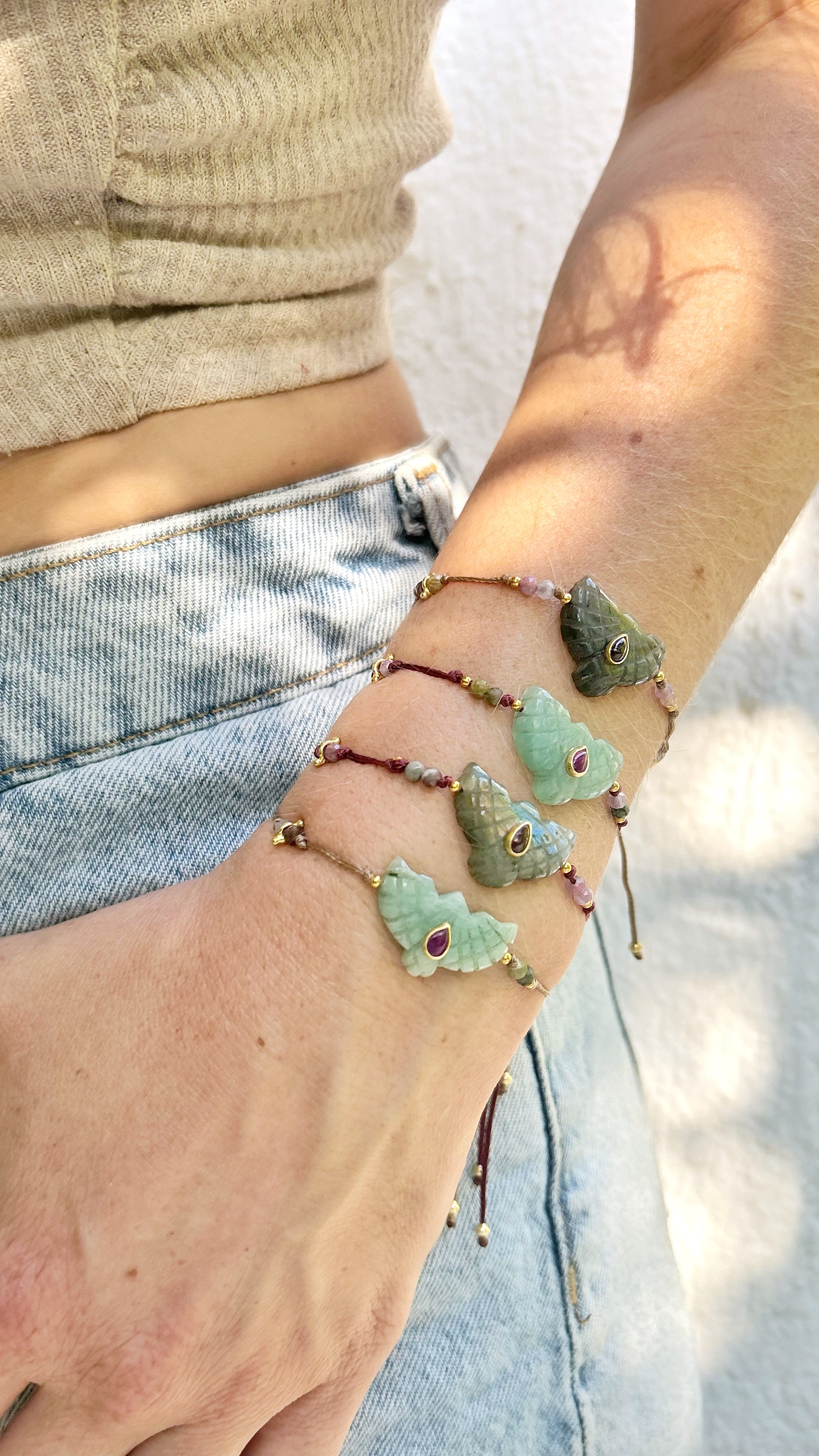 Bracelet Aigle - Amazonite