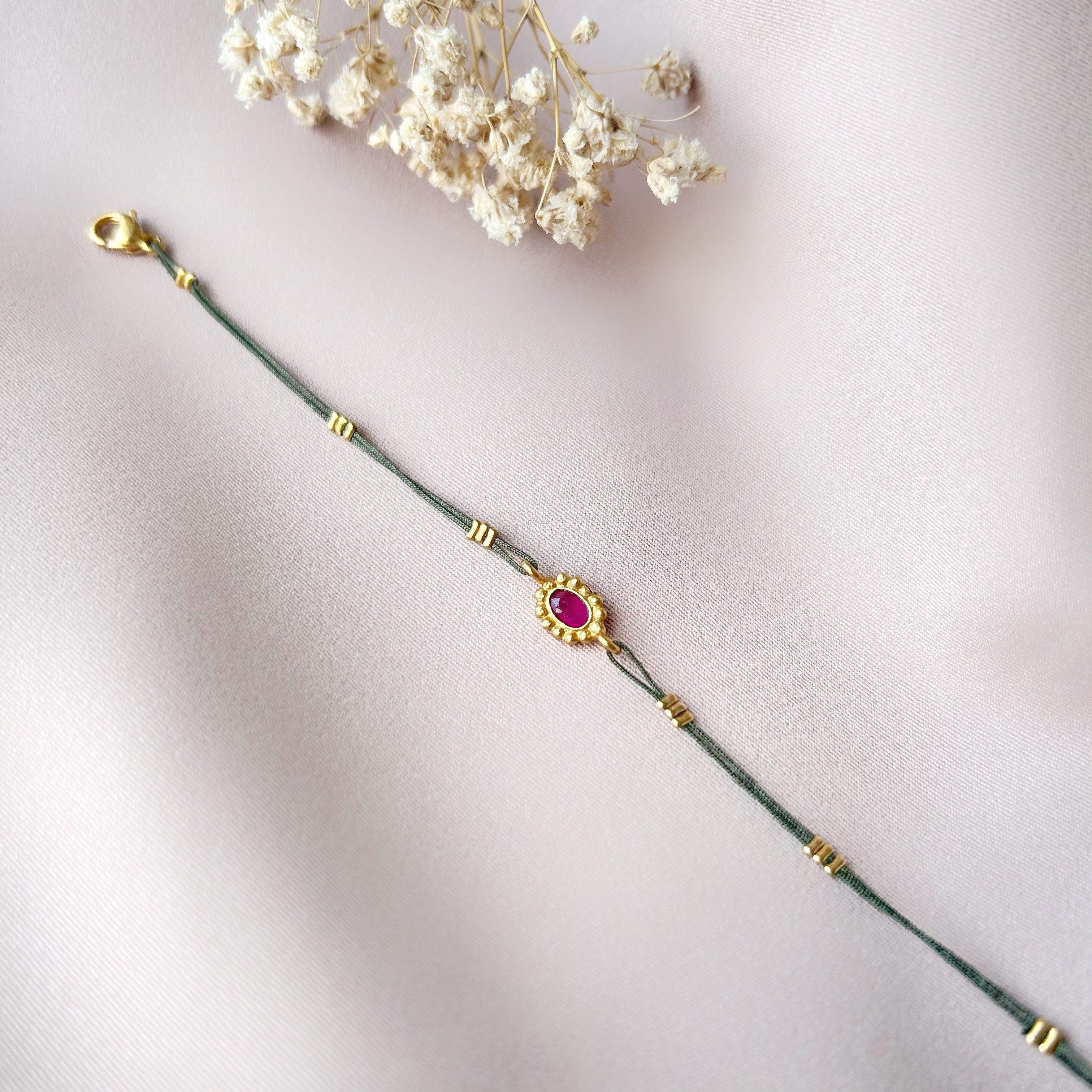 Bracelet Poppy - Rubis