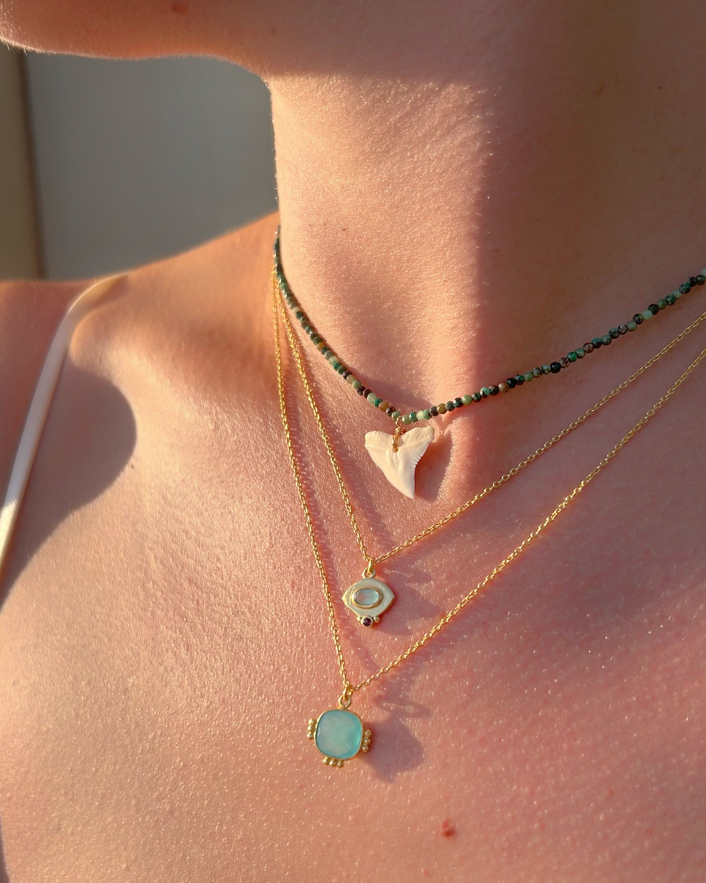 Collier Jeli - Quartz Fumé